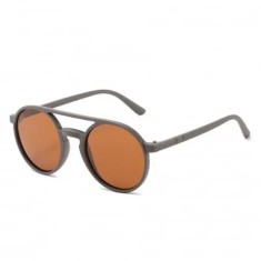 Ochelari de Soare Unisex Polarizati PC JB3851-C3 Maro Rotunzi foto