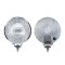 Proiector ceata Universal Stanga/ Dreapta Wesem Rotund 12/24V, 160Mm Diametru, Sticla Alba Carcasa Crom , Omologare Ece