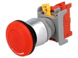 Comutator de Siguranță 22mm 2 NC Roșu IP65