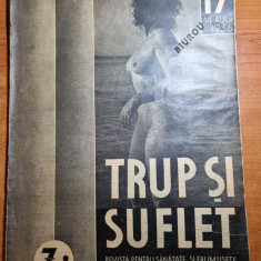 revista trup si suflet 14 august 1936-revista pentru sanatatea si frumusete