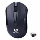 Cumpara ieftin Mouse Serioux Drago 300, Wireless, USB, Senzor Optic, 4 Butoane, Scroll, Receiver, 10 m, baterie inclusa, Negru