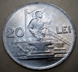 Moneda Romania 20 Lei 1951 Aluminiu RPR R.085 XF/AUNC