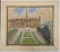 Micaela Eleutheriade, Piata le Mont des Arts, Bruxelles