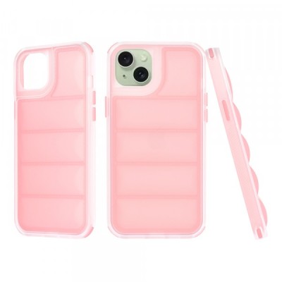 Husa pentru Apple iPhone 15 Plus, Techsuit, Wave Shield, Roz foto