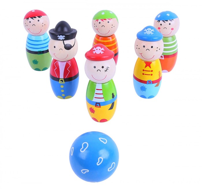 BigJigs Set popice - Pirati - Jucarie inovativa pentru micii exploratori