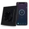 Priza inteligenta iUni SS1, WiFi, 16A, Monitorizare consum, Smart Life / Tuya APP, Compatibila Alexa/Google Assistant, Black