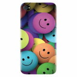 Husa silicon pentru Apple Iphone 4 / 4S, Smiles