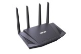 ROUTER ASUS wireless, 3000 Mbps, porturi Gigabit x 4, antena externa x 4, AX3000, dual band, &quot;RT-AX58U&quot; (timbru verde 0.8 lei)