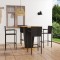 vidaXL Set mobilier bar de grădină, 5 piese, negru 3064870