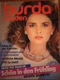 Burda revista moda vintage cu tipare anii 80