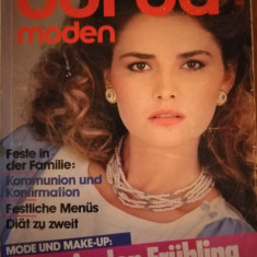 Burda revista moda vintage cu tipare anii 80