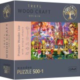 Puzzle Trefl Din Lemn 500+1 Piese Lumea Magica, TREFL Lemn 501P
