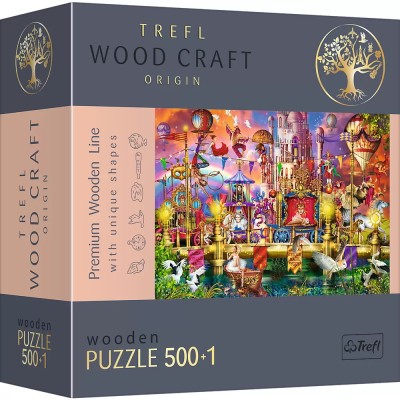 Puzzle Trefl Din Lemn 500+1 Piese Lumea Magica foto