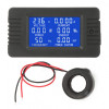 Contor Energie Electrică Digital 80-260V 100A, Voltmetru Ampermetru, Wattmetru, LCD, Alarmă Suprasarcină