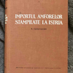 Importul amforelor stampilate la Istria / V. Canarache