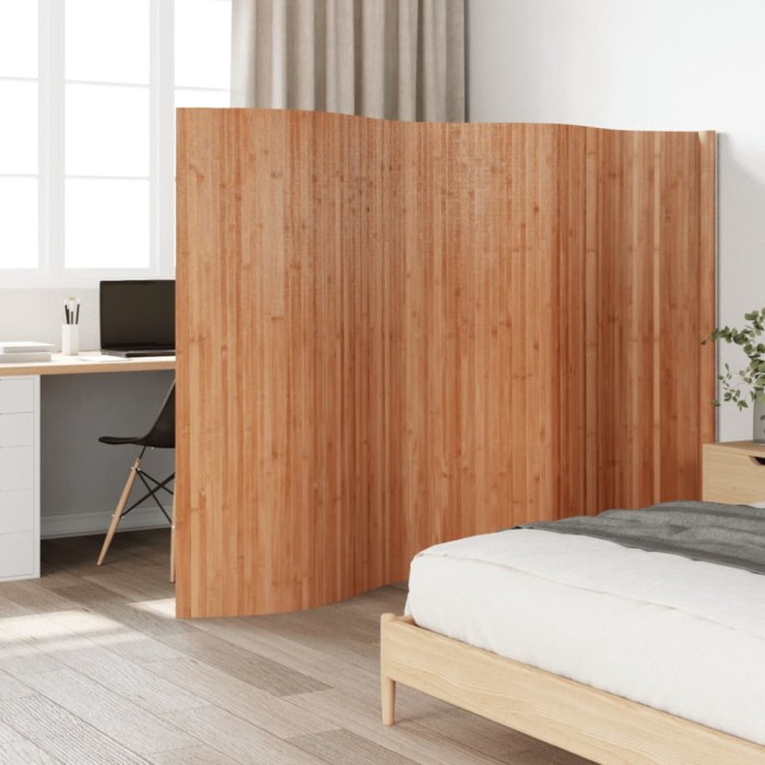 vidaXL Paravan de cameră&nbsp;,natural, 165x400 cm,&nbsp;bambus