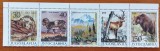 YUGOSLAVIA-FAUNA de PADURE-Straif DE 5V.-nestampil.-Vezi-Scan
