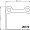 Set placute frana TEXTAR 2017301