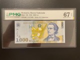 Romania 1000 lei 1998 filigran mic pick 106 grad 67 pmg