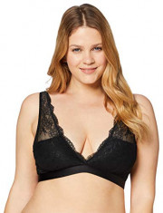 Iris &amp;amp; Lilly Bralette de dama din dantela,negru S foto