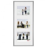 Rama Foto Hama din Plastic Sevilla D&eacute;cor Colaj, silver mat