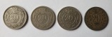 Moneda veche Austria Lot x 4 piese - 20 Heller ani diferiti ( 1893 - 1916 )