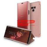 Husa Clear View Mirror Rose Gold Apple iPhone SE 2020 - Protectie Premium