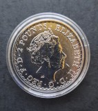 Britannia 2 Pounds 2023 Argint 999, Elisabeth II - Ultima Emisie - 1 Uncie Argint