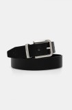 United Colors of Benetton curea femei, culoarea negru, 6QE6DL015