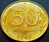 Moneda 50 RUBLE - RUSIA, anul 1993 * cod 359 A = patina superba, Europa