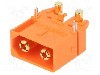 Conector alimentare DC, 500V, 3 pini, seria XT60, {{Dimensiune pin}}. AMASS - XT60IPW-M