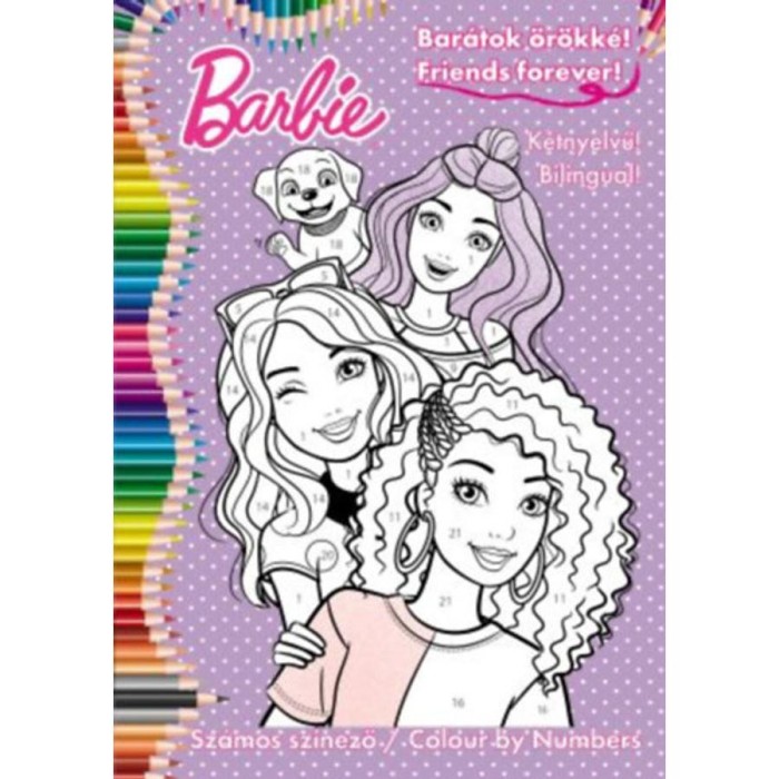 Barbie - Bar&aacute;tok &ouml;r&ouml;kk&eacute;! - Sz&aacute;mos sz&iacute;nező