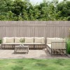 VidaXL Set mobilier de grădină cu perne, 8 piese, antracit, poliratan 3186706
