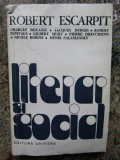 ROBERT ESCARPIT - LITERAR SI SOCIAL
