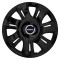 Set 4 capace roti Supernova black laquered R16 Compatibil Cu Volvo