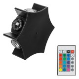 Proiector LED cu 16 Culori si Functie Tactila, Telecomanda, 13x4x13 cm, Oem