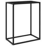 Cumpara ieftin Masa consola, negru, 60x35x75 cm, sticla securizata