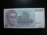 IUGOSLAVIA 100.000.000 DINARI 1993 UNC -
