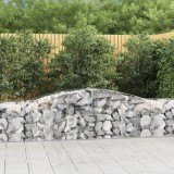 Coș gabion arcuit 400x50x60/80 cm fier galvanizat