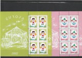 ROMANIA 2002 LP 1584 a EUROPA 2002 CIRCUL MINICOLI MNH NESTAMPILATE, Nestampilat