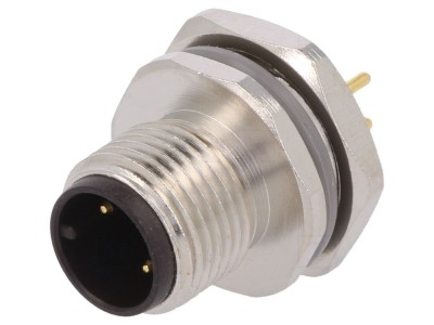 Conector M12 3-Pin IP67 THT foto