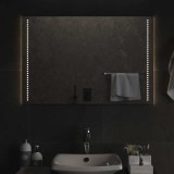 vidaXL Oglindă de baie cu LED, 90x60 cm