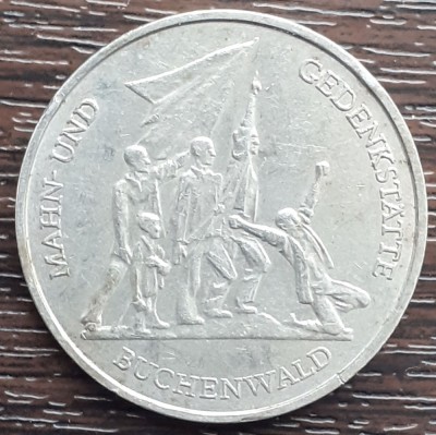 (M220) MONEDA GERMANIA DEMOCRATA (RDG, DDR) - 10 MARK 1972, BUCHENWALD foto