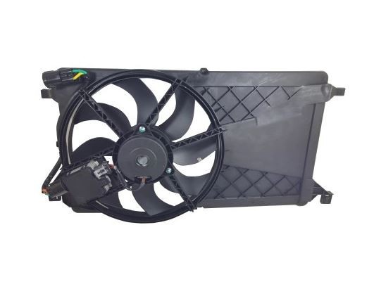 GMV radiator electroventilator Ford C-MAX, 2007-2011, Focus C-MAX, 2003-2007, motor 1.8, 2.0, benzina, 1.6 TDCI, 1.8 TDCI, diesel, 350 W; 385; 2 pini