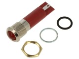 Lampă de control LED roșie 12V &Oslash;12mm