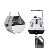 Cumpara ieftin Pachet Masina baloane, Mașină de fum telecomanda si Lichid Fum 5 l, DEPOX&reg;, argintiu