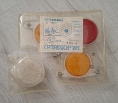 SET VECHI COMUNIST - "CATADIOPTRI" - AUTOMECANICA - BICICLETA VECHE PEGAS - COLECTIE