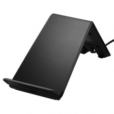 Incarcator Universal Inductie Spigen F303W Wireless Fast Charger 9V Negru foto