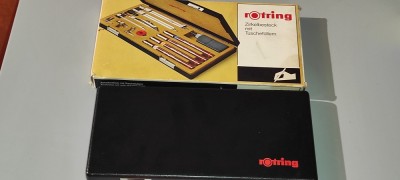 TRUSA ROTRING 4 stilouri + compasuri foto
