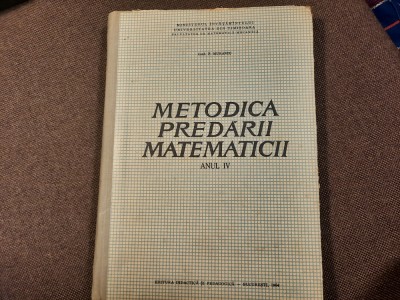 METODICA PREDARII MATEMATICII P MURARIU foto